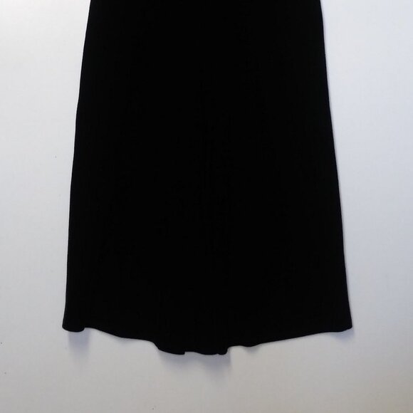 Black Velvet Slip Dress Sleeveless STRETCH XS/S/M - Picture 5 of 13